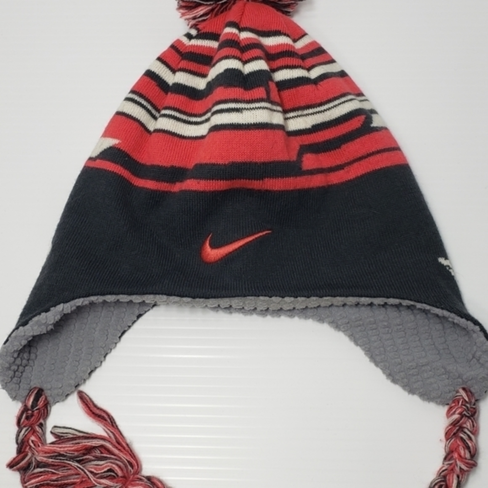Red,‎ Black, and White Eastbay Nike Beanie, Youth Size